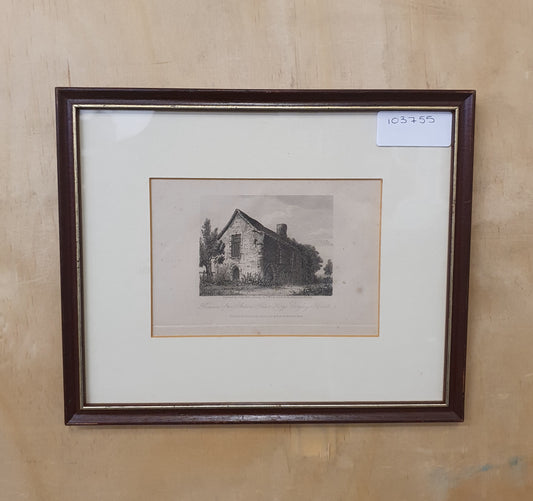 Remains of an Ancient Palace, Kings Langley, Hertfordshire Vintage Art Print - 103755