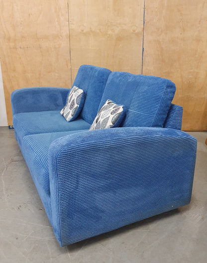 DFS Blue Soft Fabric Sofa Bed - 104805