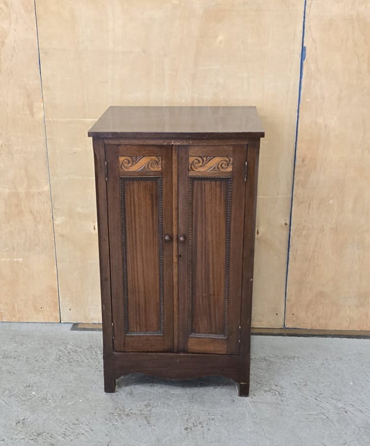 ITONIA Vintage Mahogany Cabinet with 1 Internal Shelf - 140925-07