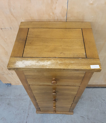 5 Drawer Wood Tallboy with Round Wood Handles - 103563