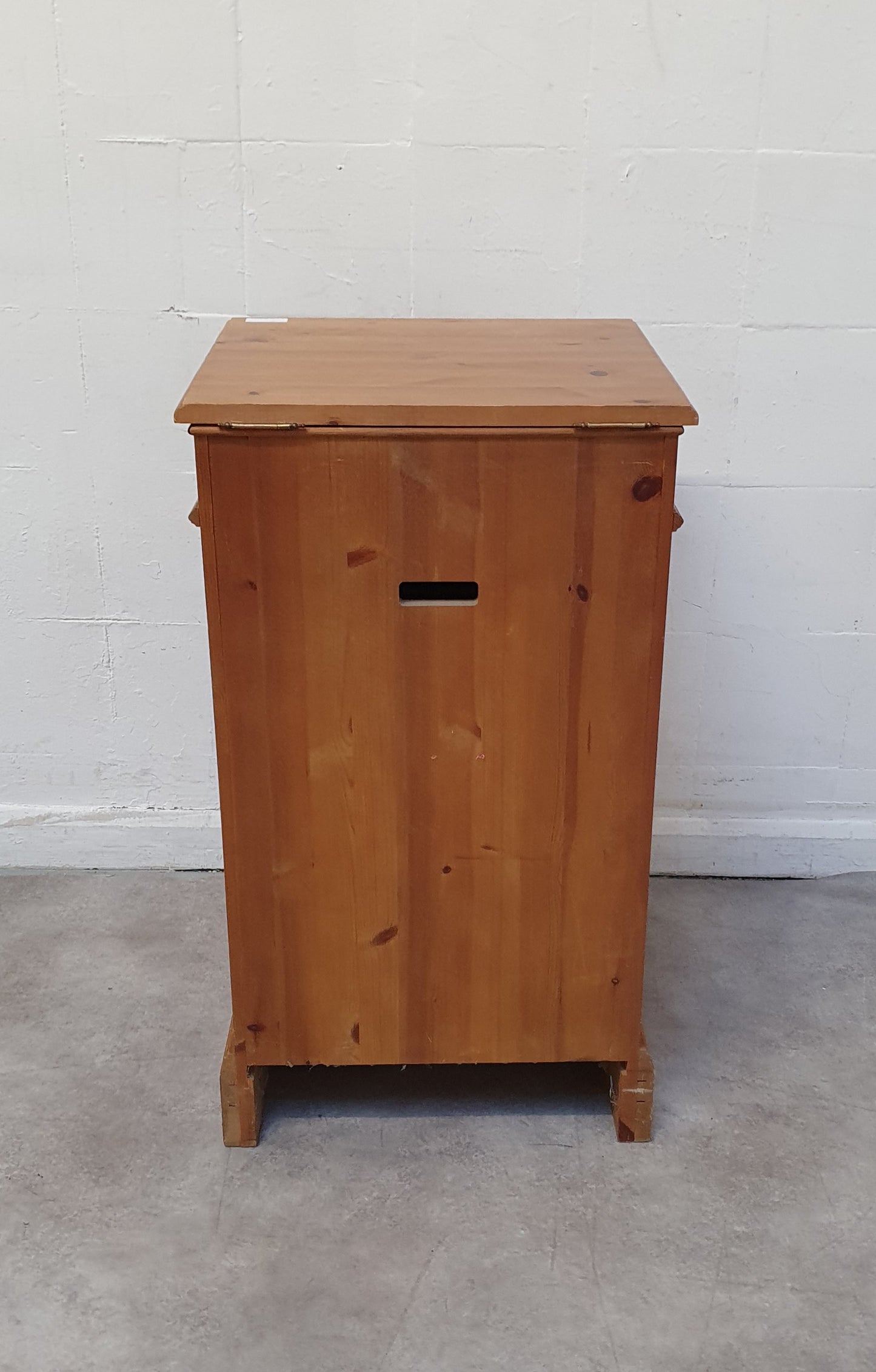 Pine Storage Cabinet with Lid - EL100644