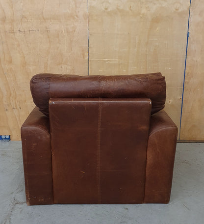 Brown Leather Armchair - 103934