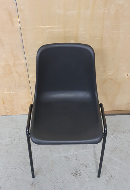 Black Single Stackable Chair - 103116