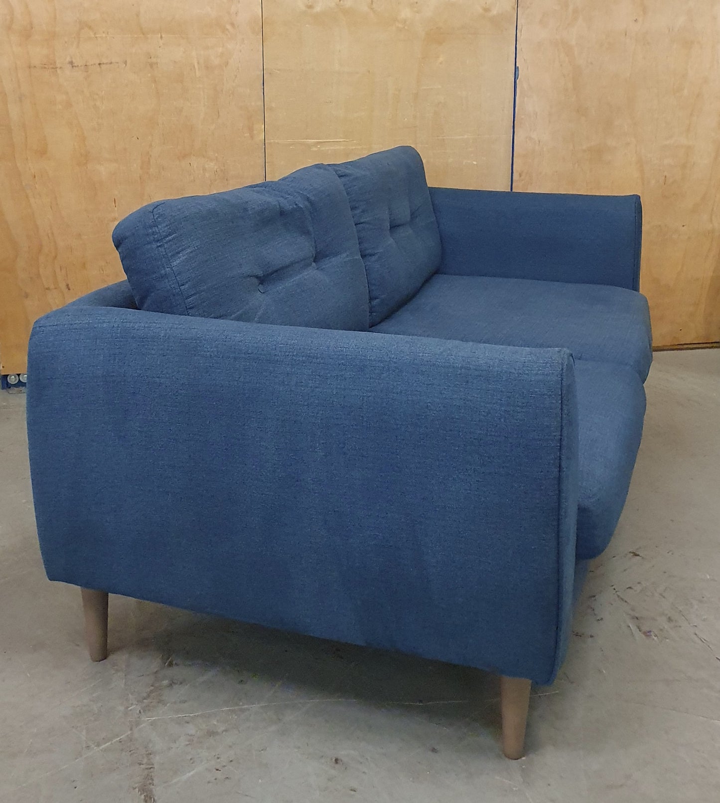 Modern Blue 2 Seater Sofa - 104764