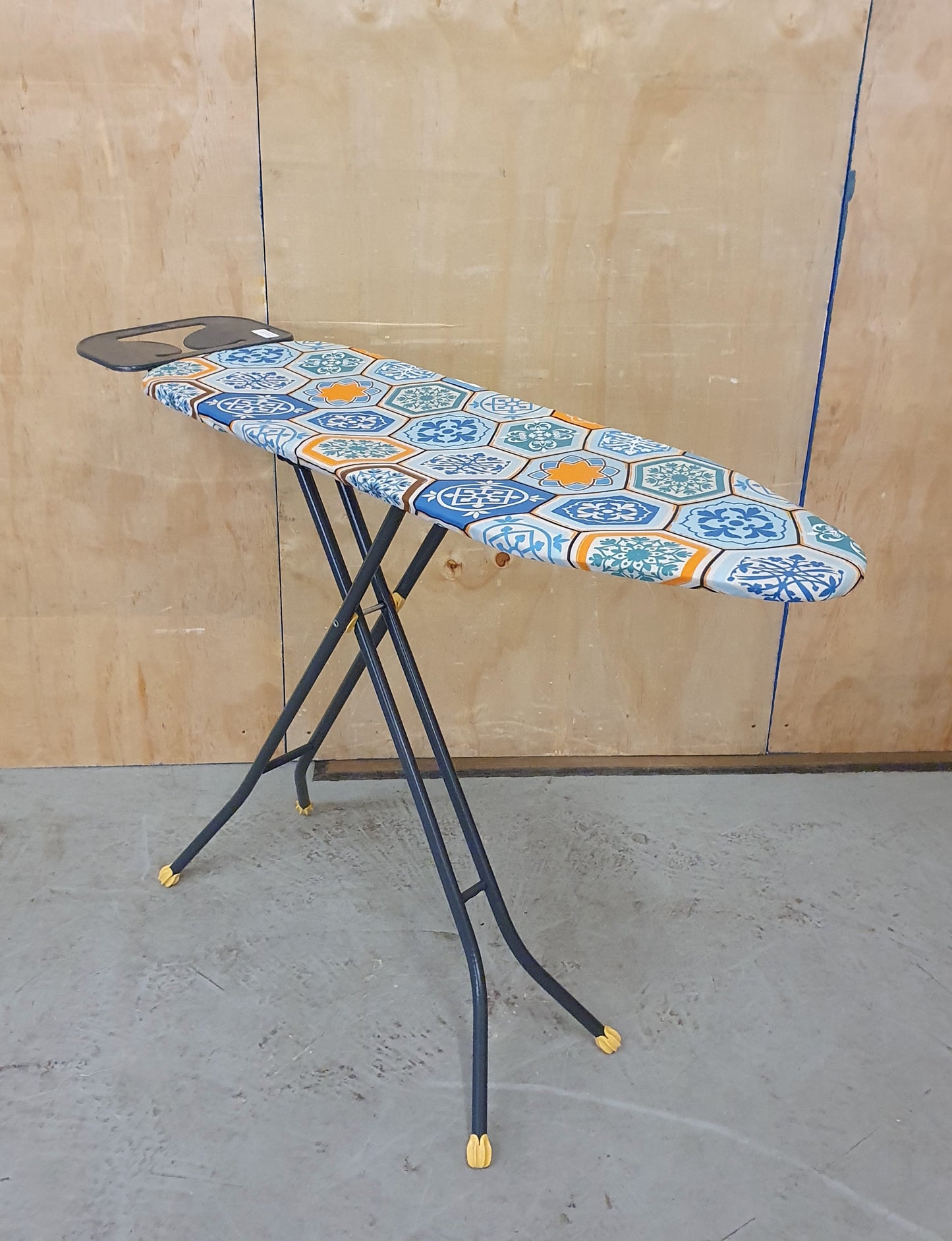 Collapsable Ironing Board with Decorative Print Cover - 103000