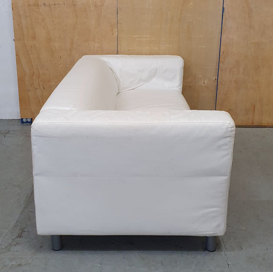 IKEA KLIPPAN White 2 Seater Sofa - 104858