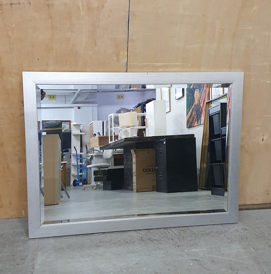 Silver Large Rectangular Mirror - 104686