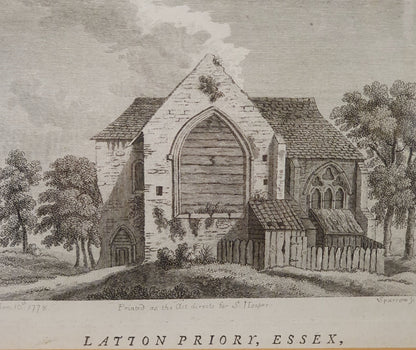 Latton Priory, Essex Vintage Art Print - 103762