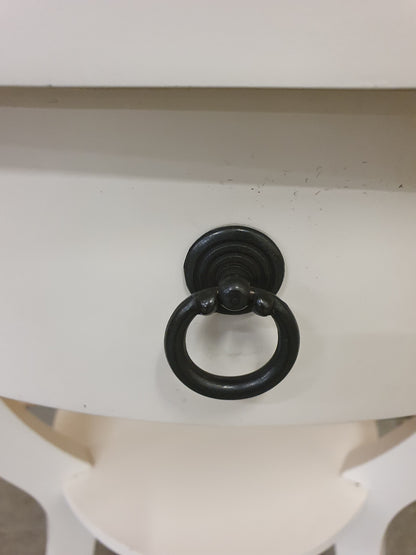 2 Tier Small Round Top 3 Leg Table with Drawer - EL104901