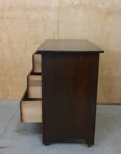 Vintage 3 Drawer Chest of Drawers - 104809