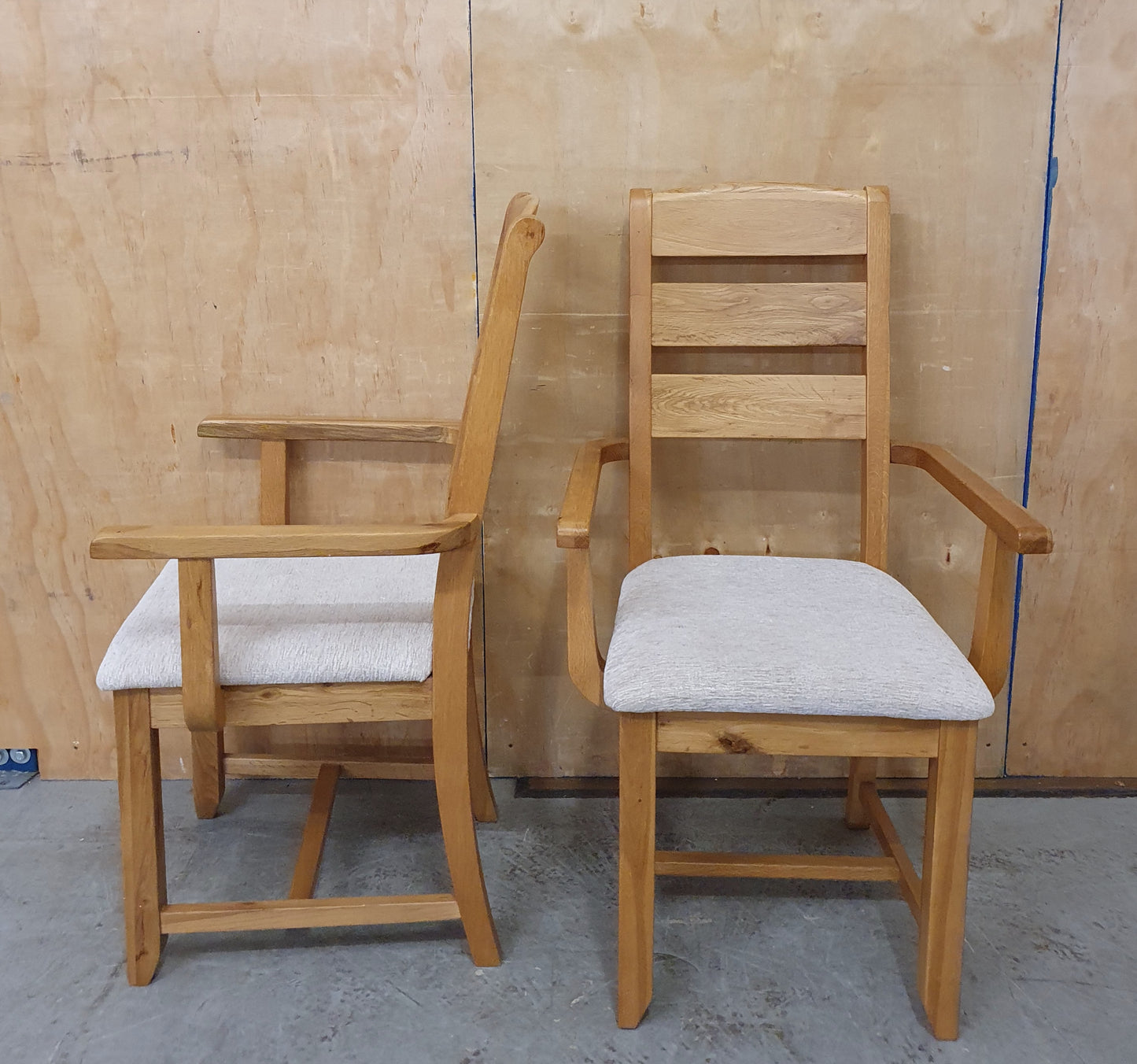 6 Matching Oak Dining Chairs - 104844