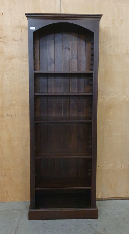 Large Mahogany Bookcase with Removable Shelves - 104768