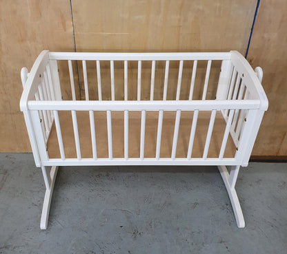 White Wooden Baby Crib - EL101363