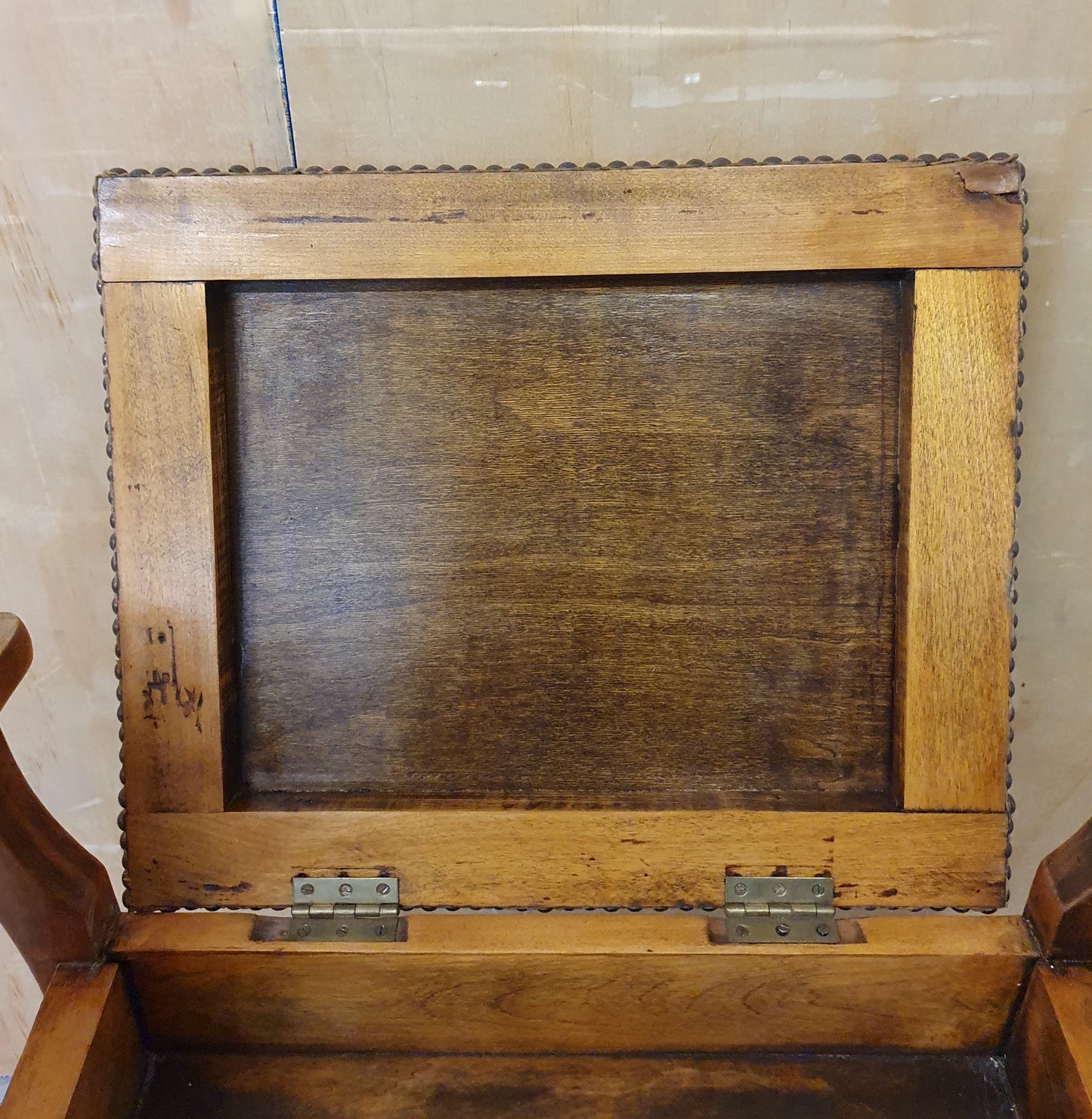 Vintage Piano Stool with Open Seat for Storage - EL104088