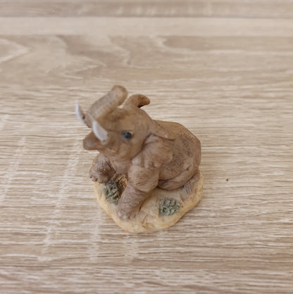 Small Clay Elephant Ornamant - 230824-1