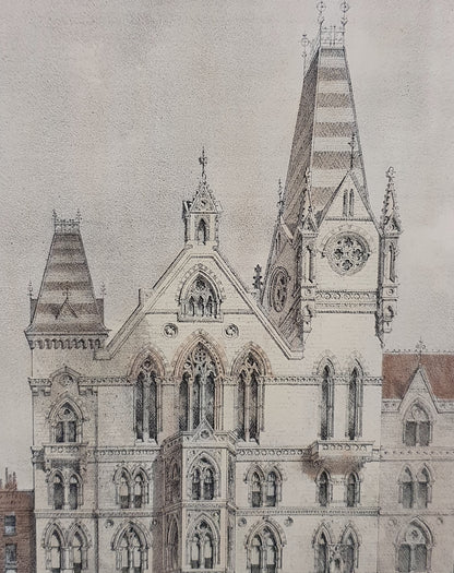 The Congregational Meorial Hall, Farringdon Street Vintage Art Print - 103773