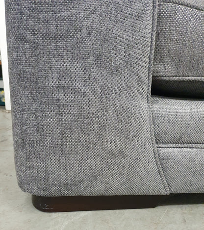 Grey Soft Fabric 2 Seater Sofa with Removable Cushions - 104040