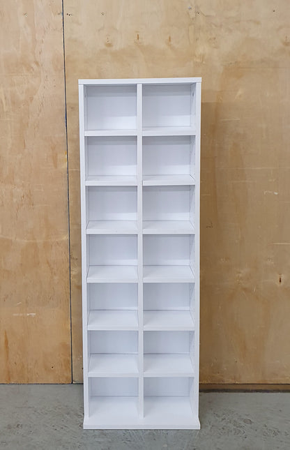 Small White Cubby Hole Shelving Unit - 102955