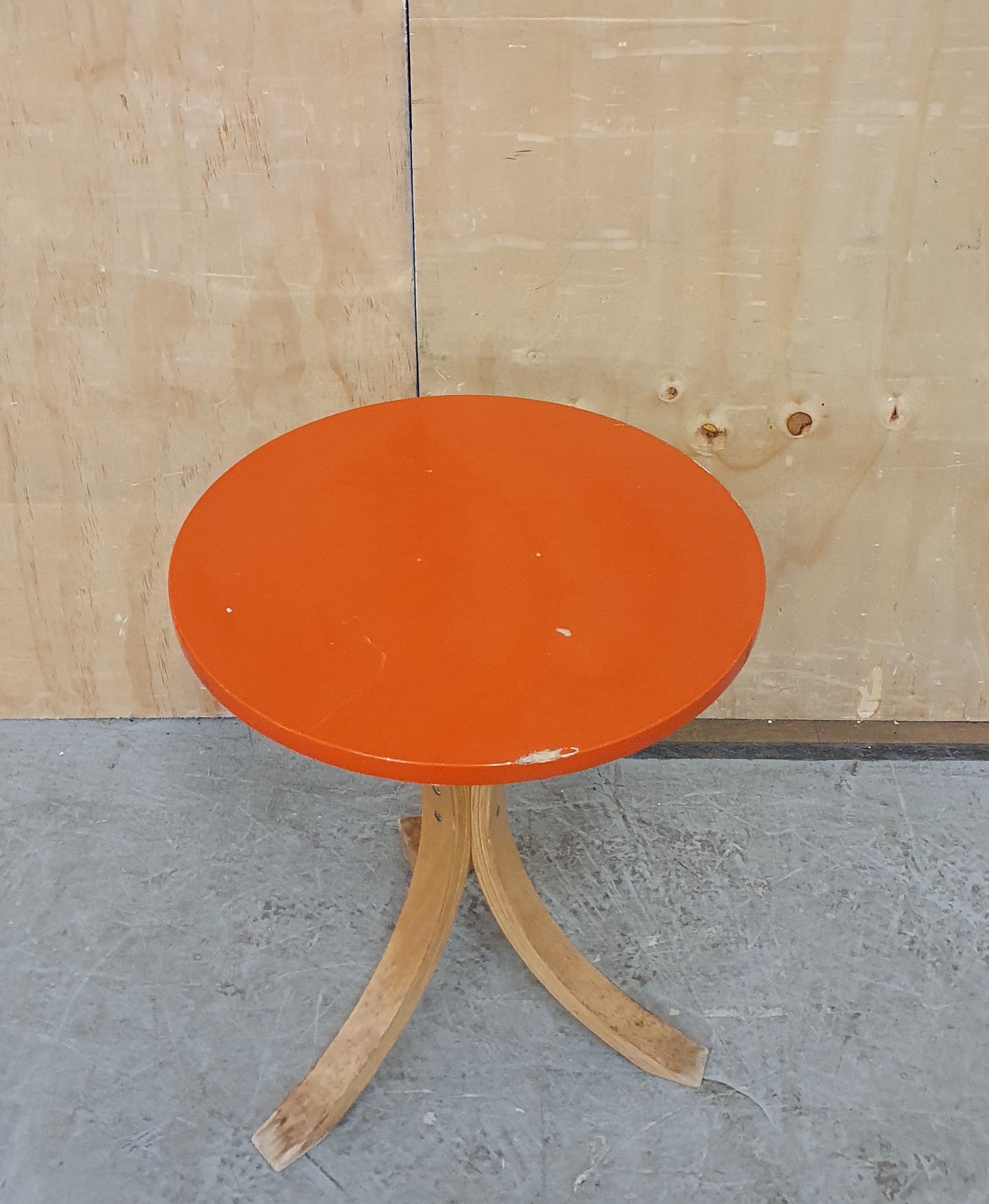 IKEA Burnt Orange 3 Leg Coffee Table - EL104932