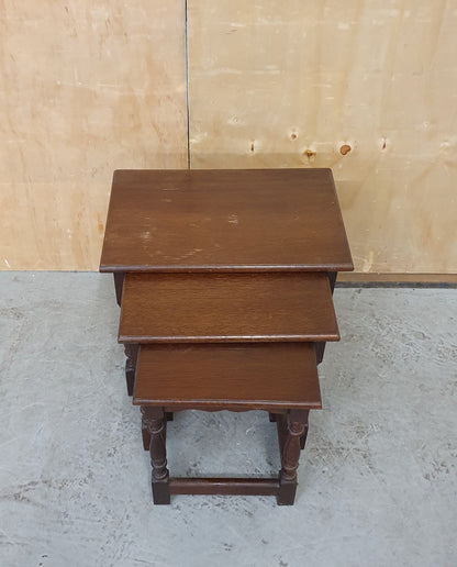 3 Mahogany Nest of Tables - 104899