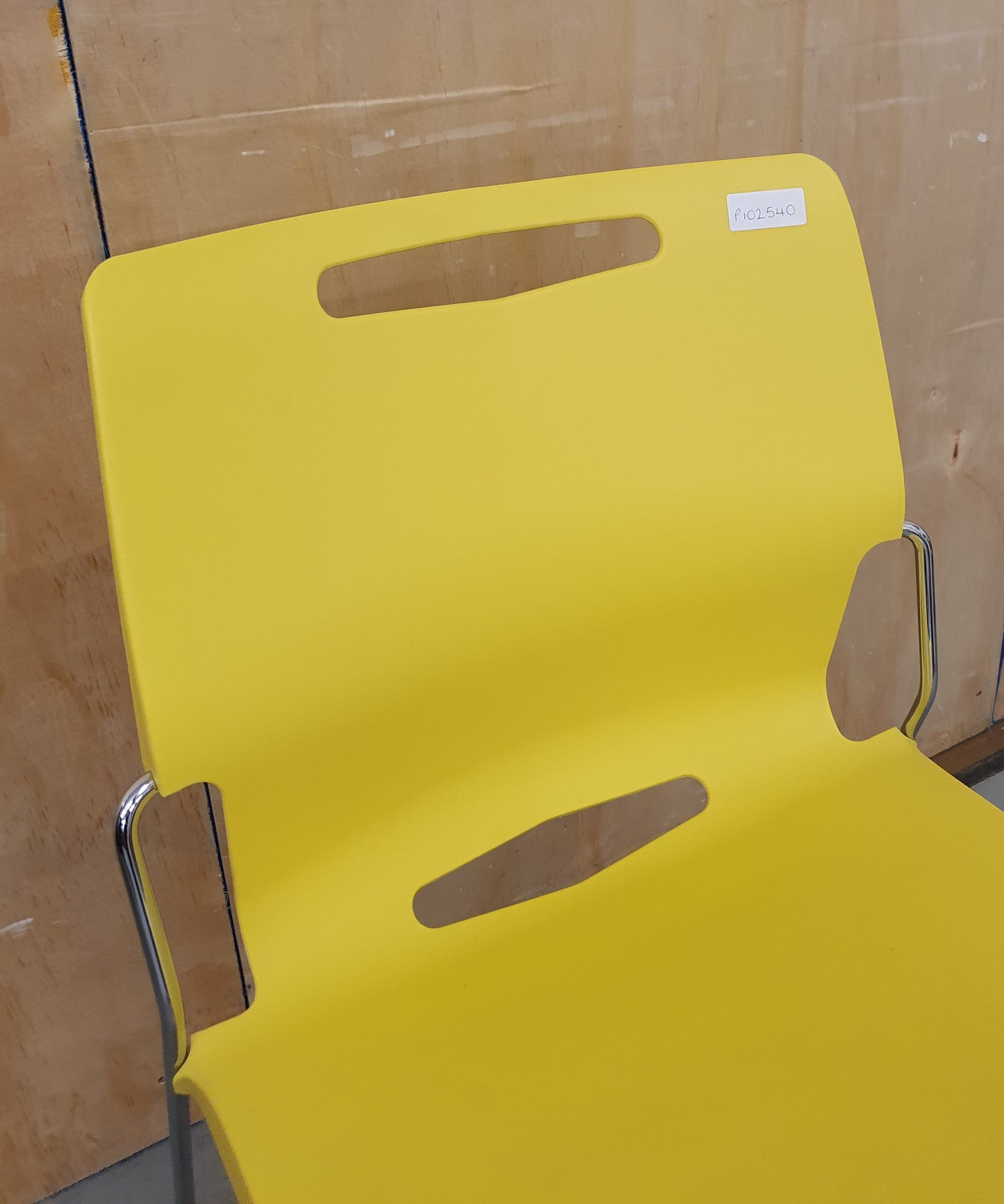 PINEAPPLE TOUCH CHAIR Mustard Yellow Recyclable Polypropylene Seats - P102540