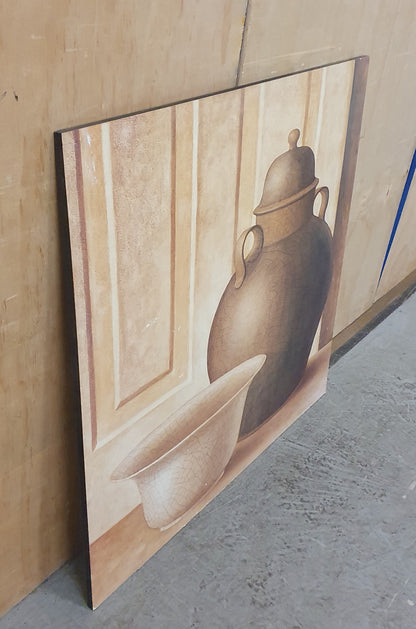 Water Jug Art Print on Wood Backing - EL104536