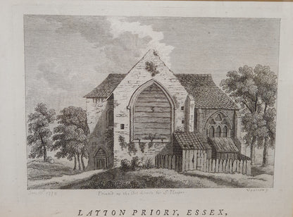 Latton Priory, Essex Vintage Art Print - 103762