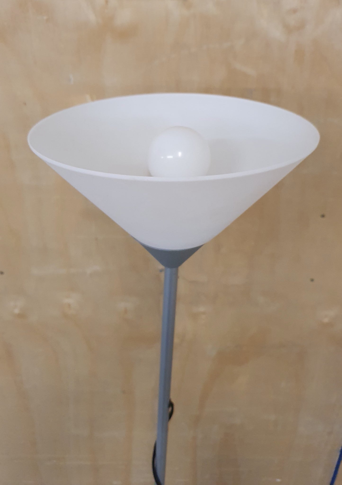 White Cone Shaped Standing Lamp - 180125-15