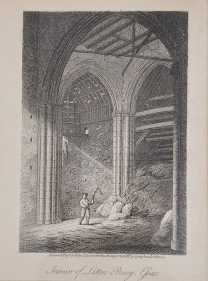 Interior of Latton Priory, Essex (19th Centuary Essex) - 103749
