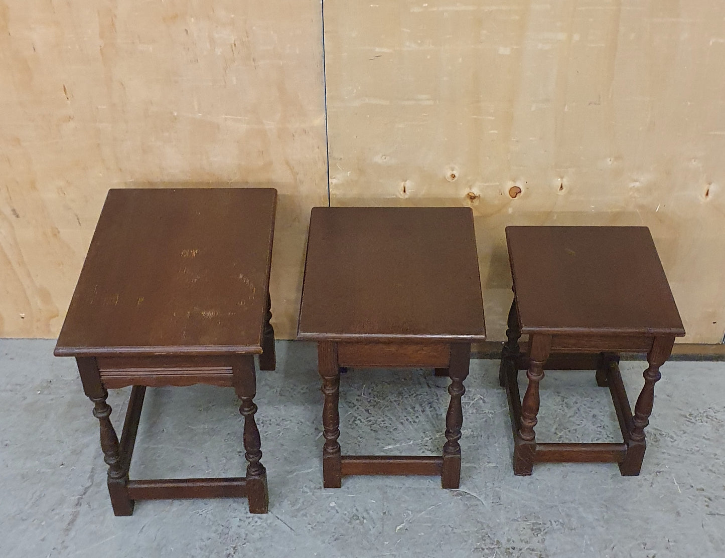 3 Mahogany Nest of Tables - 104899