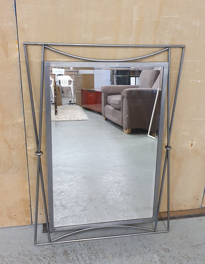 Large Chrome Framed Mirror - EL102730