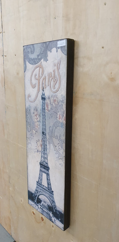 PARIS EIFFEL TOWER Art print Mounted onto Wooden Board - EL102291