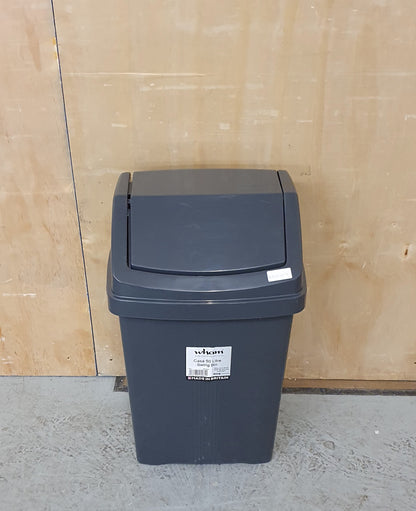 WHAM Grey 50 Litre Swing Bin - RN103218