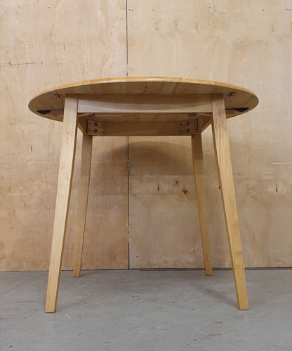 Pine Round Drop Leaf Dining Table - 104885