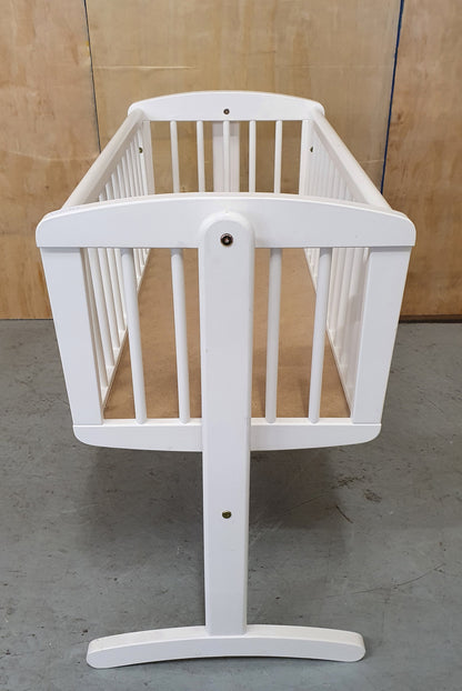 White Wooden Baby Crib - EL101363