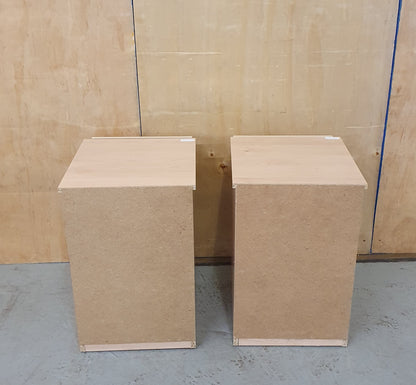 2 Matching Lockable Wooden Bedside Cabinets - 102248 / 102249