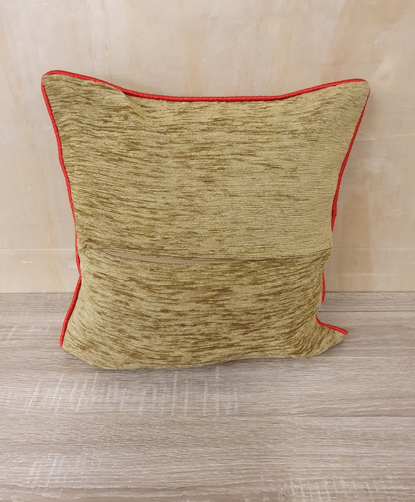 MAYRIDGES Silk Cushion Cover with Printed Design Zip - M150824-12