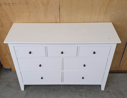IKEA IDANÄS White 7 Drawer Wood Chest of Drawers - 104491