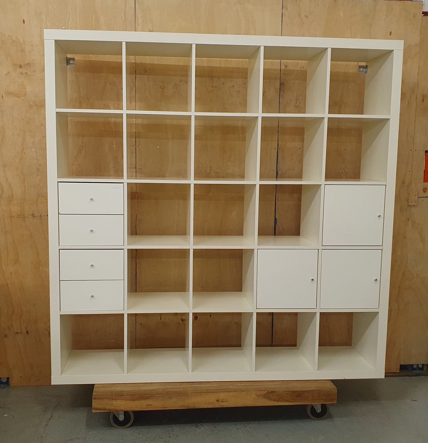 IKEA White Extra Large Kallax Unit with Doors in Areas - 102756