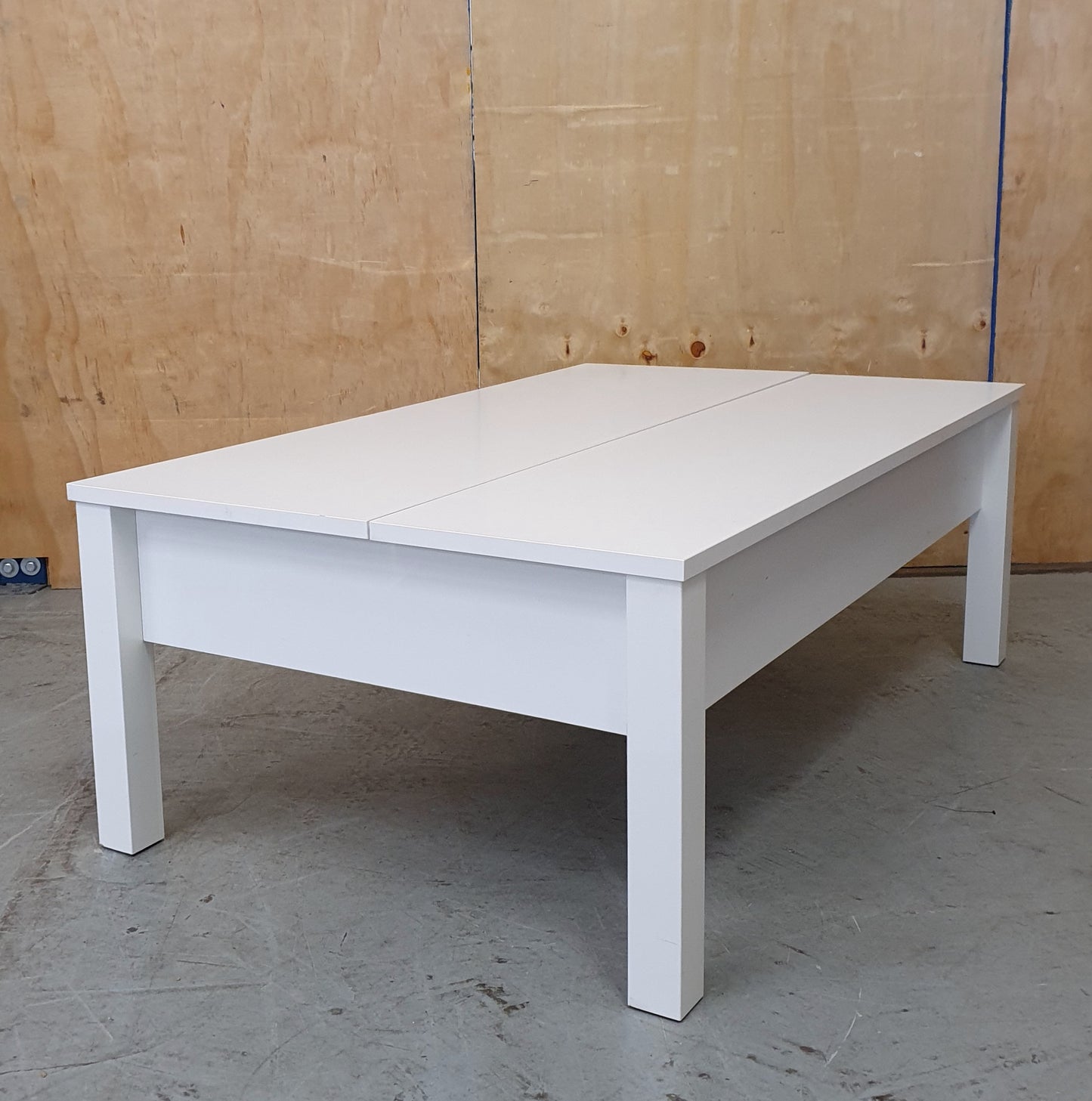 IKEA TRULSTORP Large White Wood Coffee Table with Open Top Section - 104268