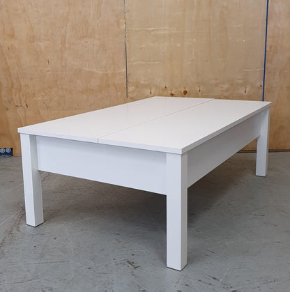 IKEA TRULSTORP Large White Wood Coffee Table with Open Top Section - 104268
