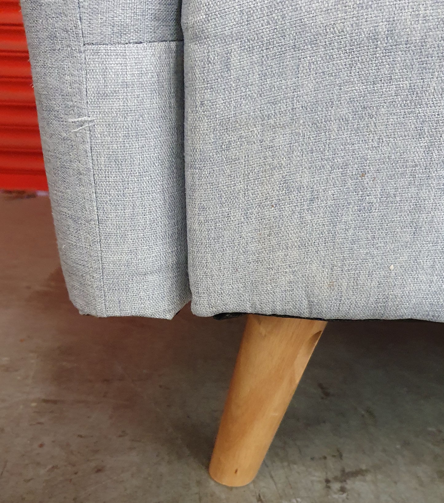 Grey Modern Click-Clack 2 Seater Sofa Bed - 103727