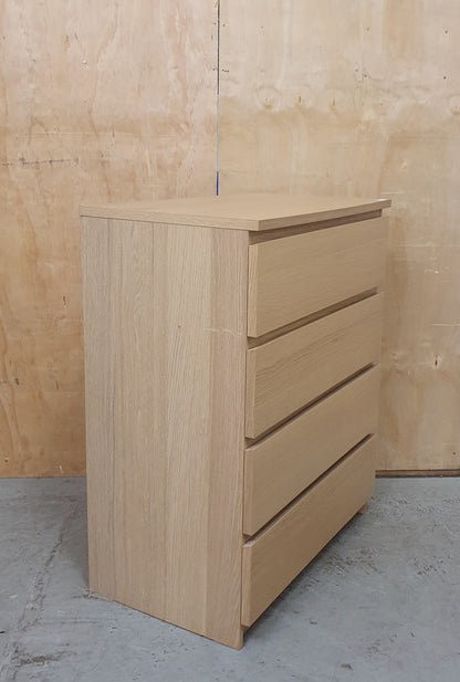 IKEA MALM Wood 4 Drawer Chest of Drawers - 104775