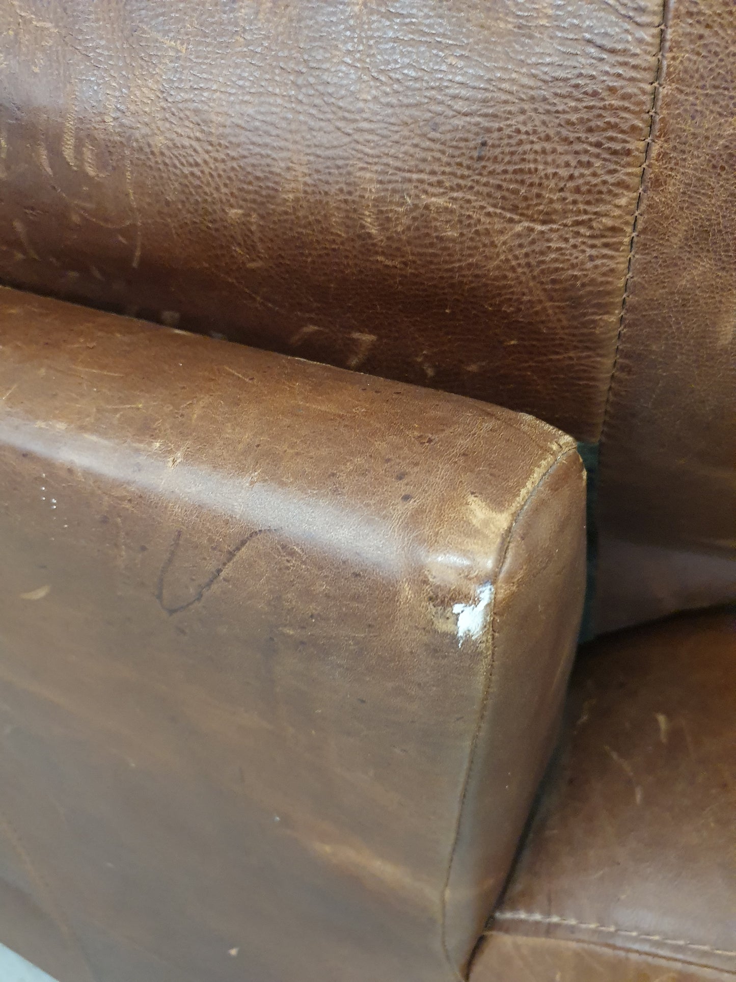 Brown Leather Armchair - 103934
