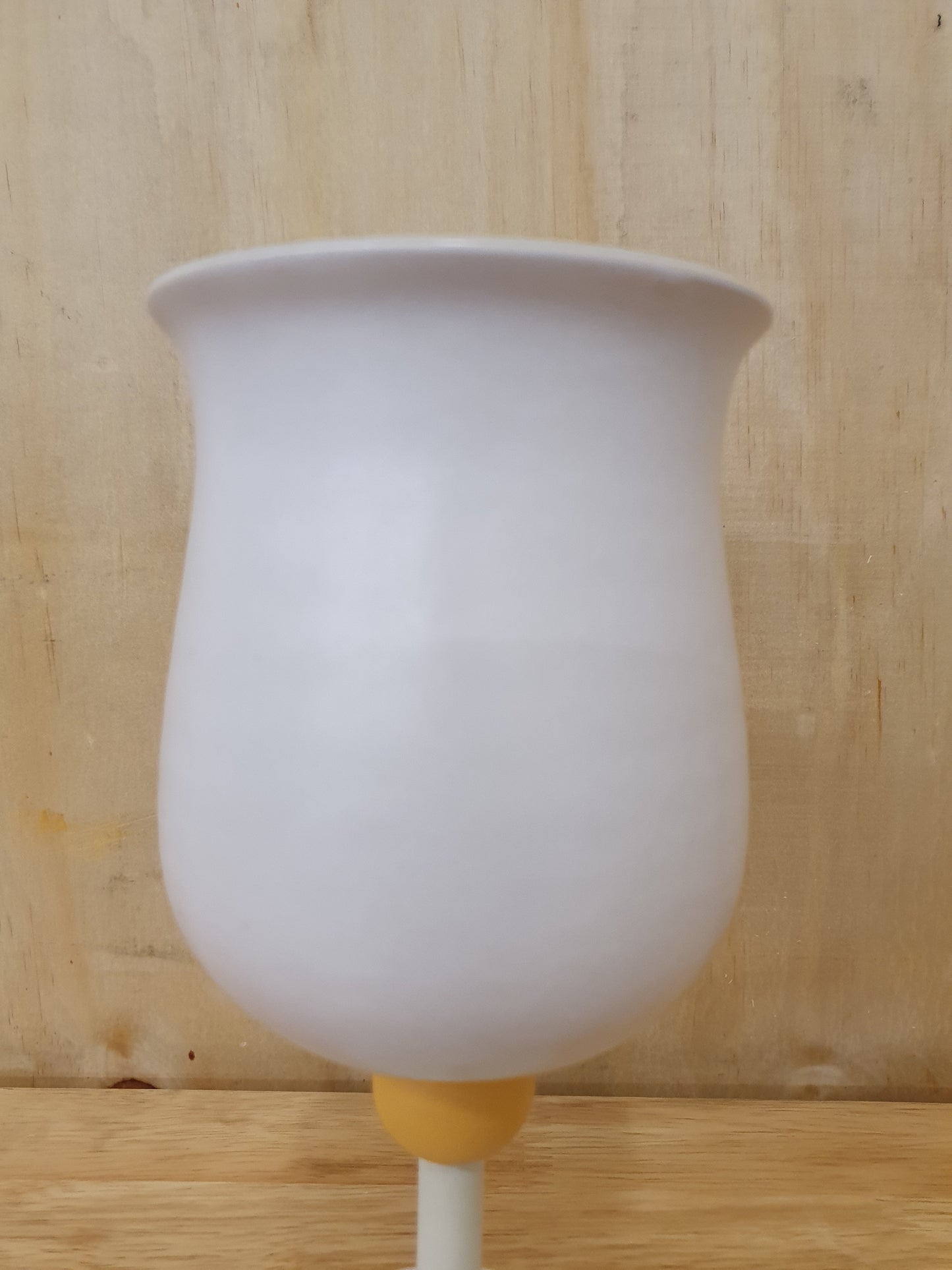 Clay White and Yellow Goblet - BB050124-08