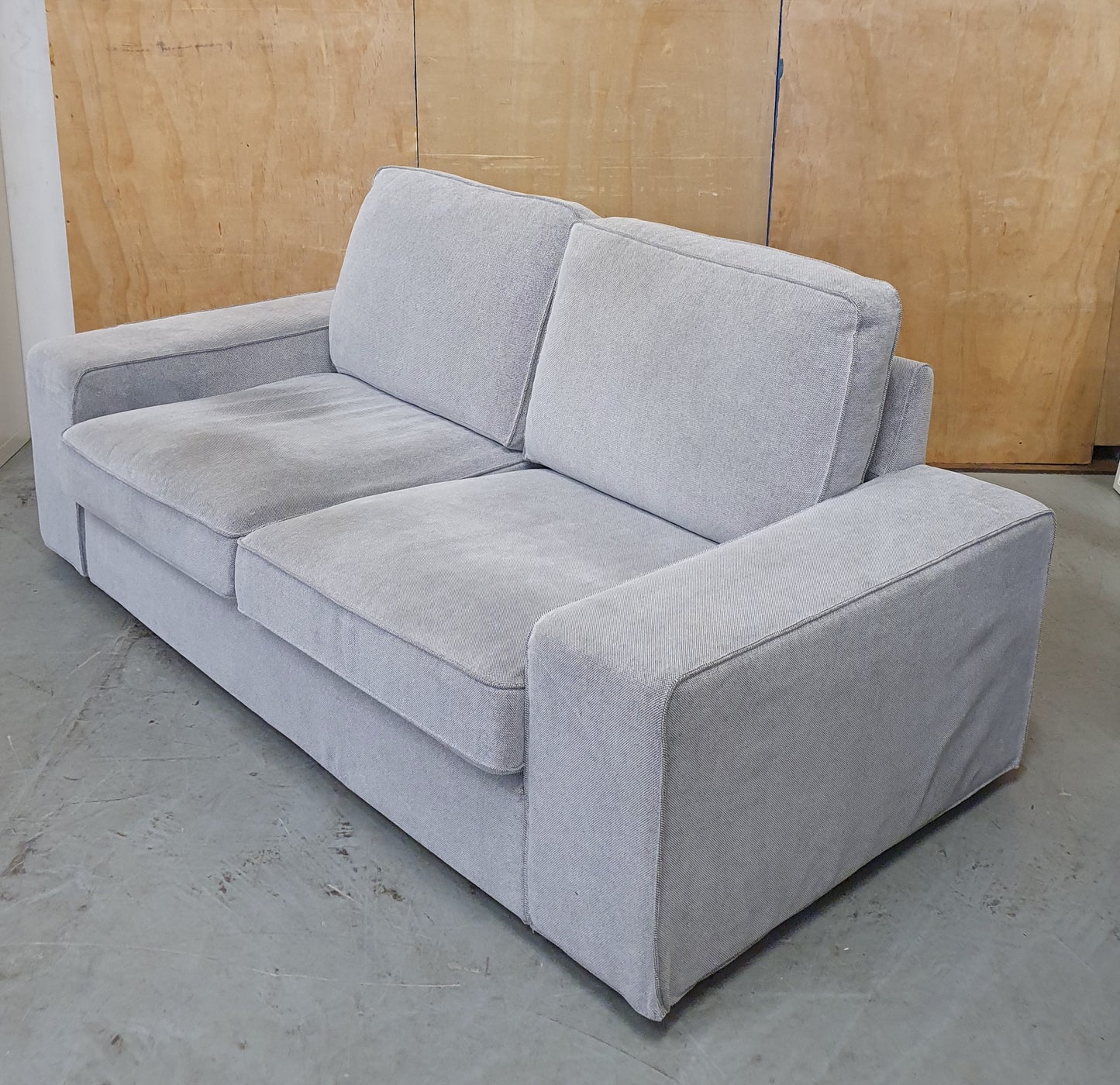 IKEA KIVIK Light Grey 2 Seater Sofa - 104784