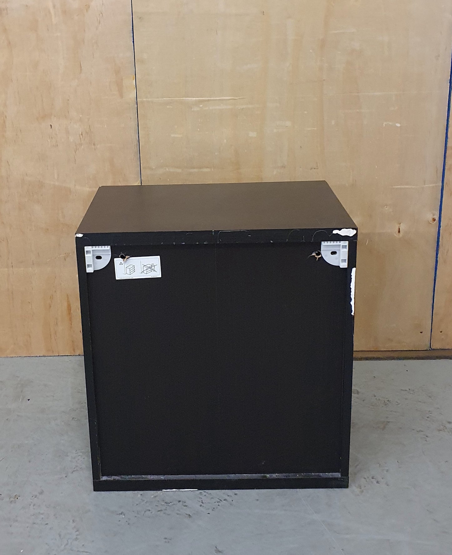 Black Large Cabinet with Door - 311024-02