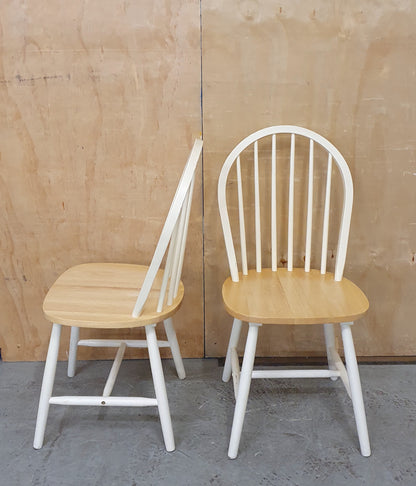 2 Matching Spindle Back Dining Chairs - EL104905 / EL105906