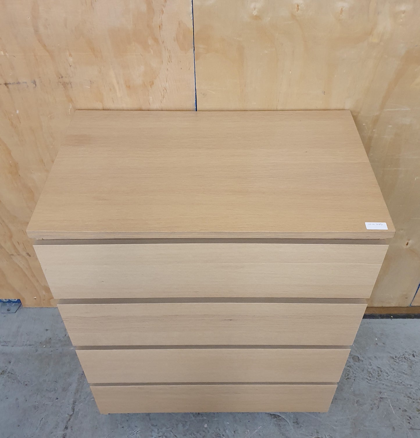 IKEA MALM Wood 4 Drawer Chest of Drawers - 104775