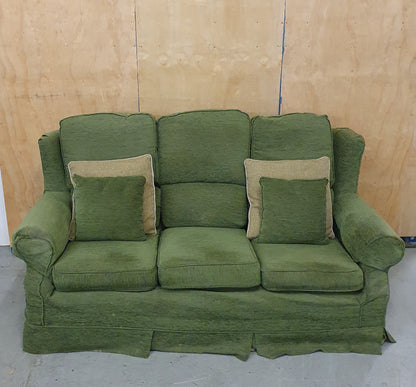 Green Fabric 2 Seater Sofa - 104896